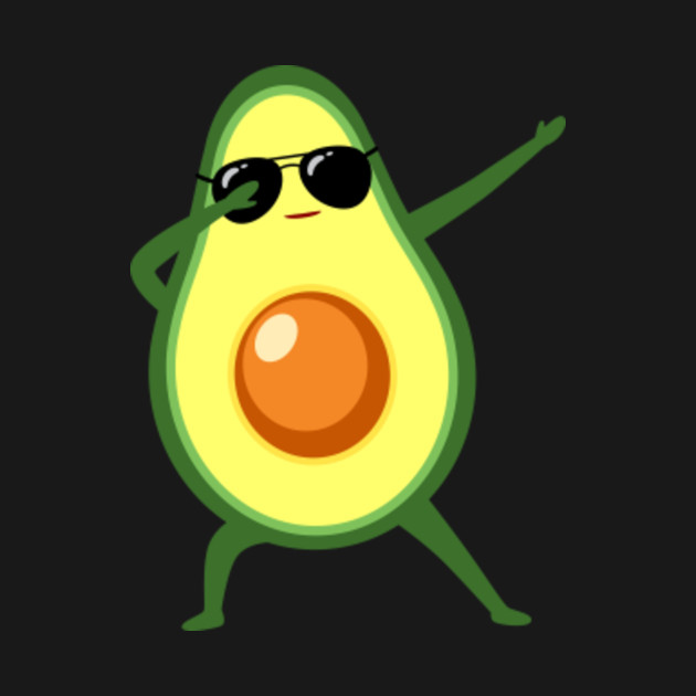 Discover Dabbing Dab Avocado With Sunglasses - Dabbing Dab Avocado - T-Shirt