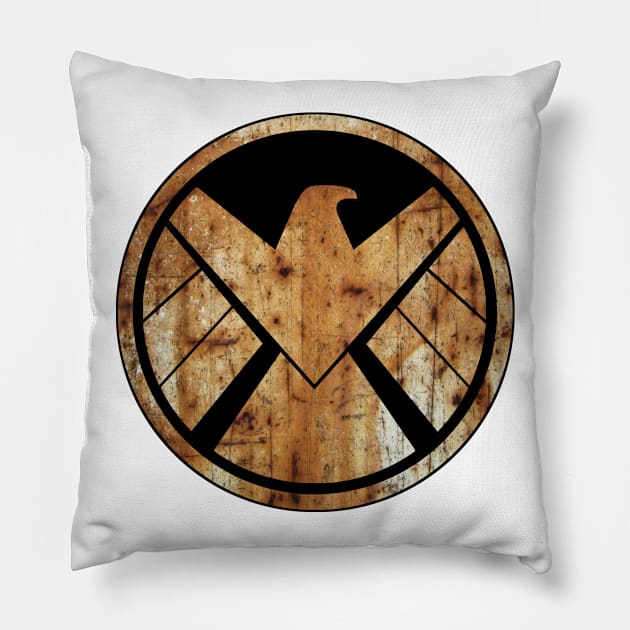 Shield Of Justice Pillow by Vitalitee