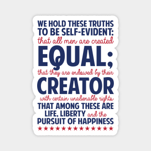 The Declaration of Independence Magnet