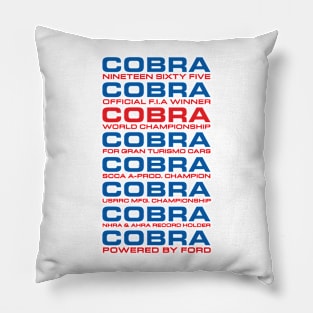 Shelby Cobra 1965 winner Pillow