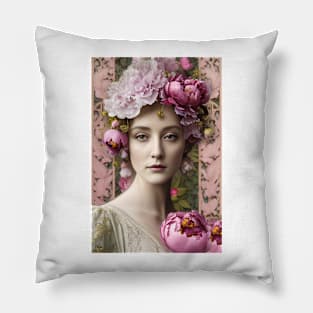 Lady Peonies Pillow