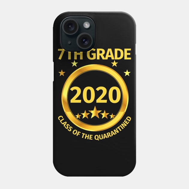 7th Grade 2020 Class Of The Quarantined Phone Case by juliawaltershaxw205