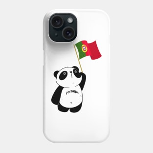 Portugal Portuguese Flag and Panda design Phone Case