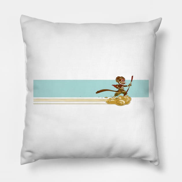 Monkey King Kid Pillow by JeraldLewis2