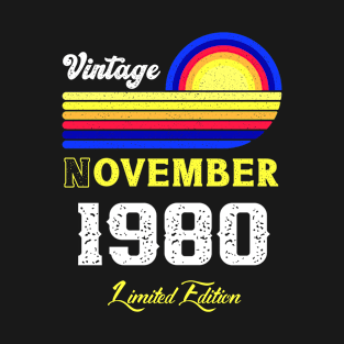 Vintage November 1980 T-Shirt