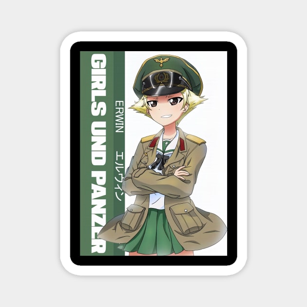 Riko Matsumoto Erwin Girls UND Panzer Magnet by ThomaneJohnson