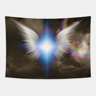 White angels wings Tapestry