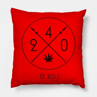 420 stoner hipster minimalistic design Pillow