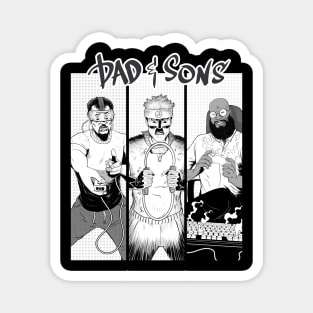 Dad Select! - Black & White Version Magnet