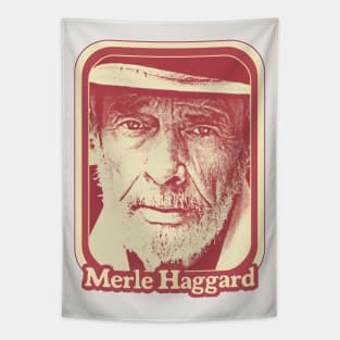 Merle Haggard // Retro Style Country Music Fan Gift Tapestry