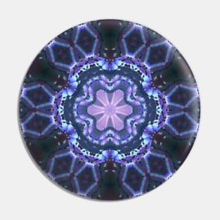 Boho Style Abstract Festive Mandala Pattern Pin