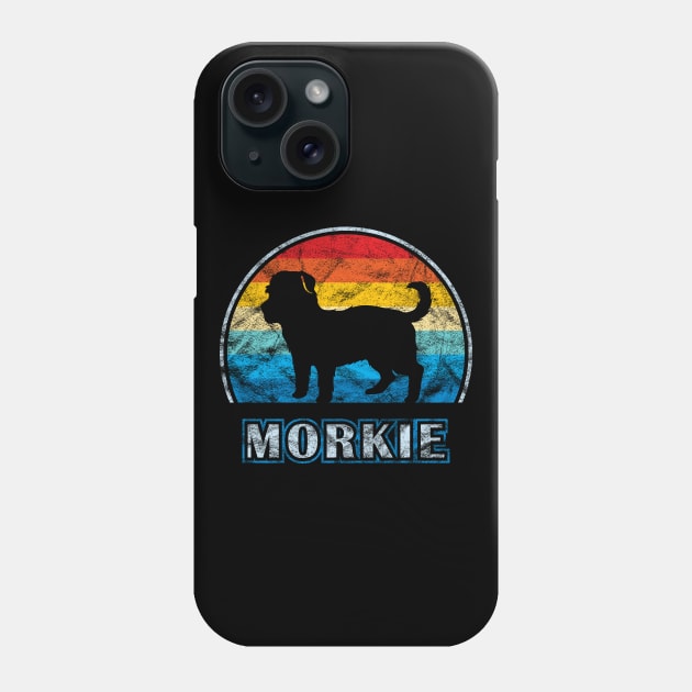 Morkie Vintage Design Dog Phone Case by millersye