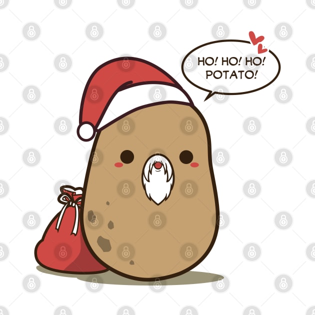 Hohoho Christmas Potato by clgtart
