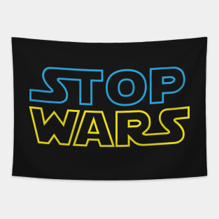 Stop Wars Tapestry