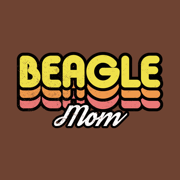 Retro Beagle Mom by rojakdesigns