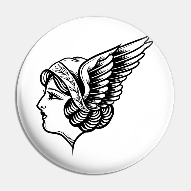 Girl wings Pin by Adorline