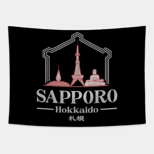 Sapporo, Japan City Tapestry