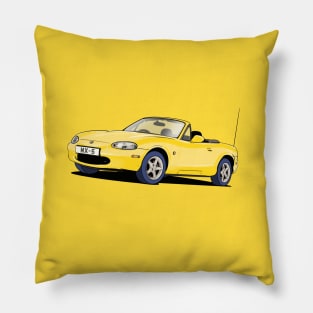 Mazda MX-5 Mk.2 in yellow Pillow