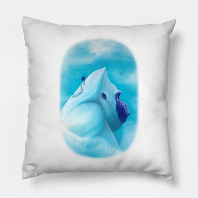 Over the Clouds Pillow by Vinsse