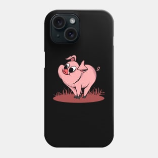 Cute Sassy Pig Graphic T-shirt | Pig Lover Gift Phone Case