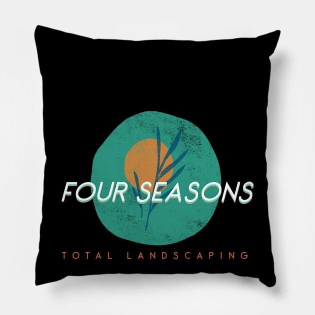 four seasons total landscaping Pillow by irvanelist