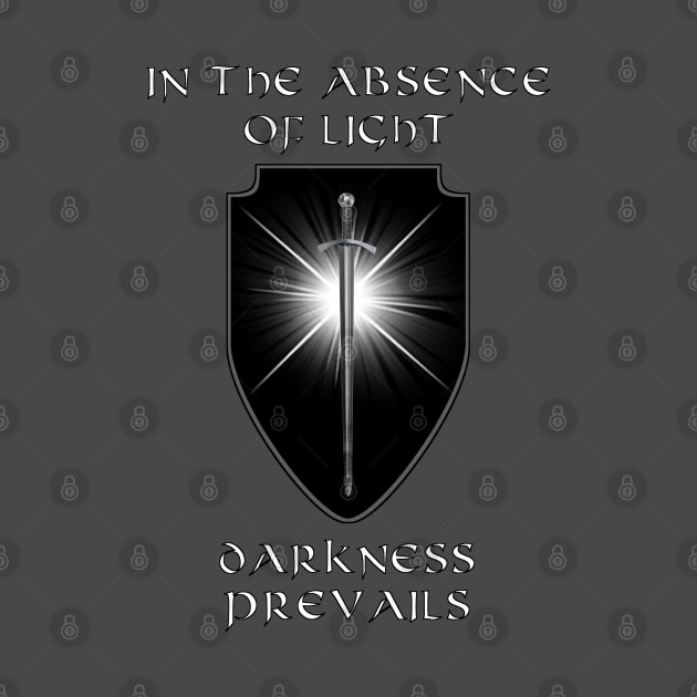 In the absence of light, darkness prevails by MacBain