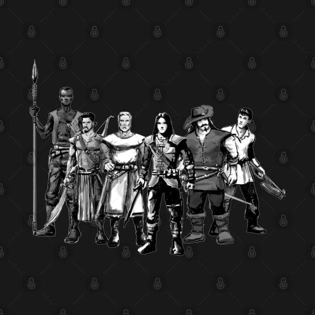 The Dragon Slayers (group image) from the Christian Speculative Fantasy Fiction series, The Dragon Slayer Chronicles by MorningMindset