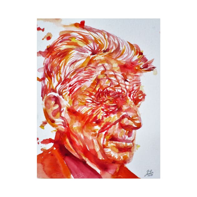 SAMUEL BECKETT watercolor portrait .2 by lautir