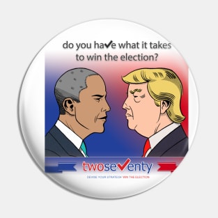 Barack Obama vs. Donald Trump Pin