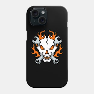 Skull wrench Phone Case