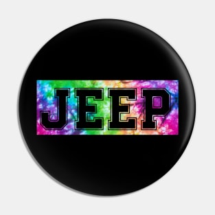 Jeep tie dye Pin