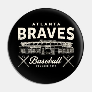 Atlanta Braves Stadium by Buck Tee Original Pin