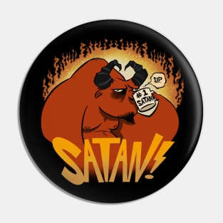 Coffee Break Satan Pin