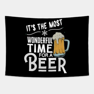 It's The Most Wonderful Time For A Beer Tapestry