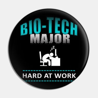 Bio-Tech College Major Funny Design Pin