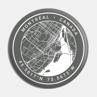 Montreal Map Pin