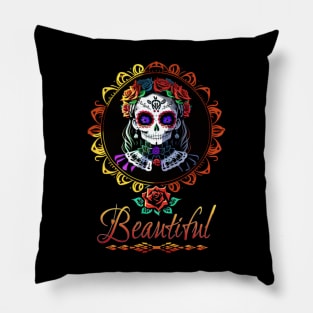 Day of the Dead Beautiful Pillow