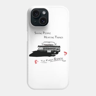 Supernatural - Impala - Saving People Phone Case