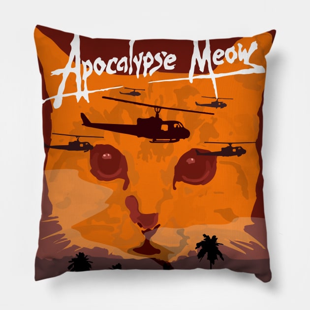 Apocalypse Meow Pillow by podpol