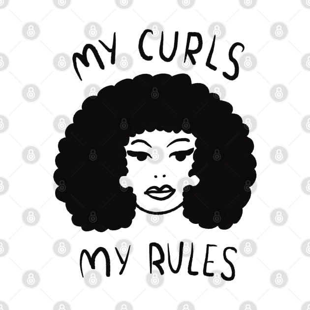 My curls my rules - Mis rizos, mis normas by SaraFuentesArt