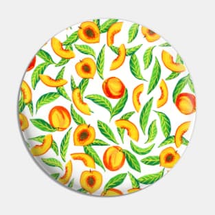 Millions of Peaches in Gouache Pattern Pin