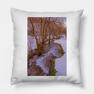 Calc-sinter or Travertine terraces, Gutenberg, South Germany Pillow