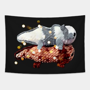 Axolotls in duo Tapestry