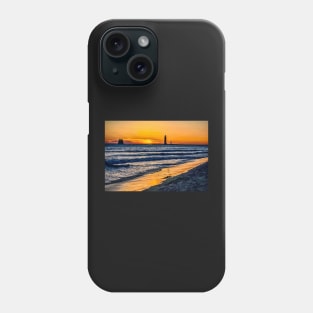 “Grand Haven Lighthouse at Sunset” Phone Case