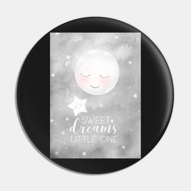 Moon And Stars Pin by gusstvaraonica