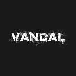 VANDAL leaking paint font T-Shirt