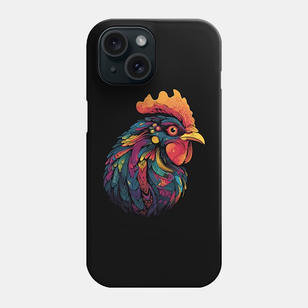 Pop Art Chicken Gifts Funny Chicken Phone Case by KsuAnn