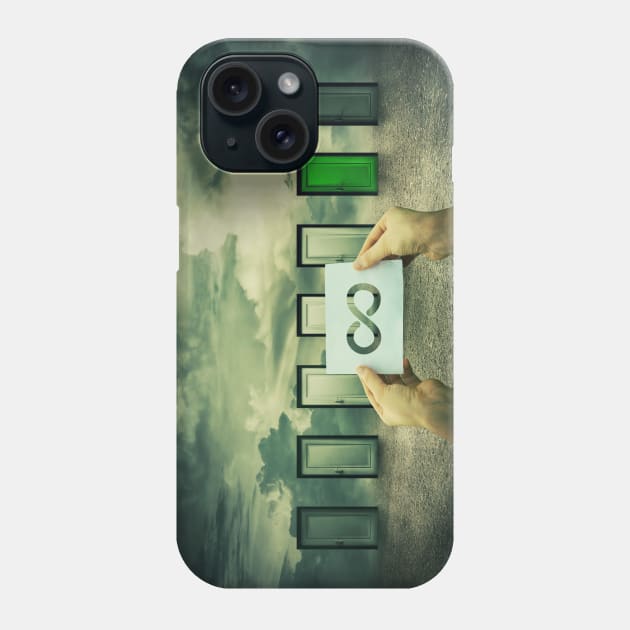 the infinity choice of life Phone Case by 1STunningArt