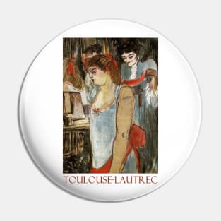 Woman with Arm Tattoo by Henri de Toulouse-Lautrec Pin