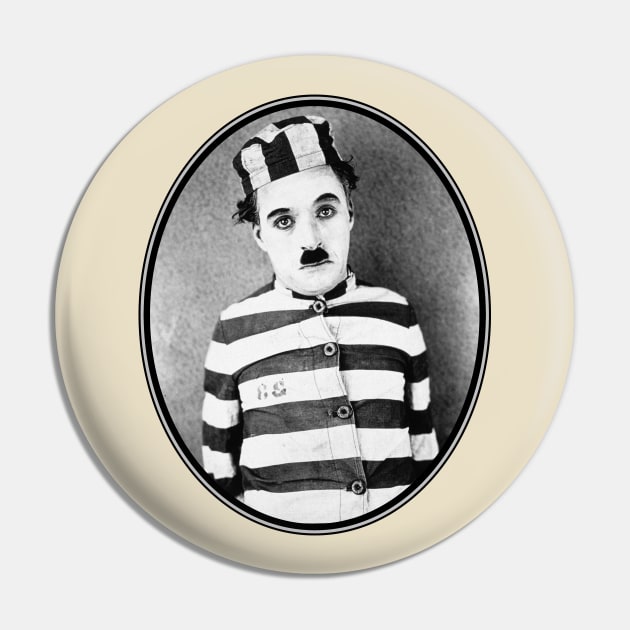 Charlie Chaplin: The Adventurer Pin by Noir-N-More